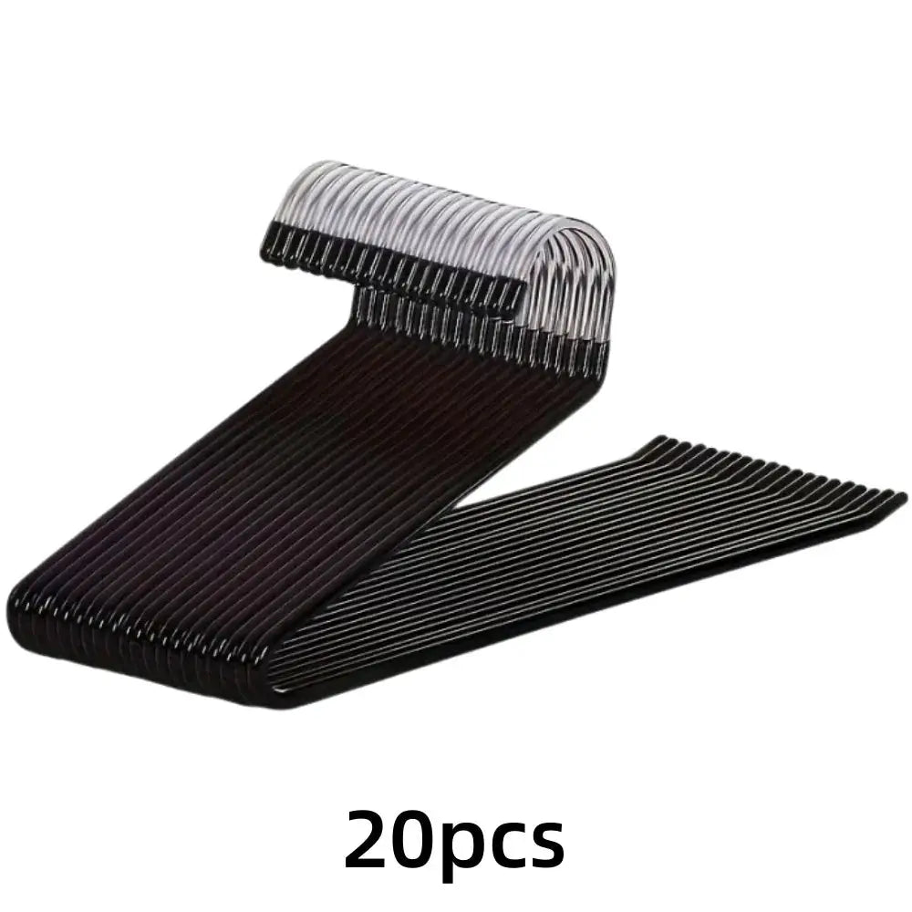 20/10Pcs Metal Z-Shaped Pants Hanger Non-Slip Durable Clothes Hanger Multi-functional Wardrobe Jean Hanger Home Pant Organizer by InterCyprus Trading Ltd