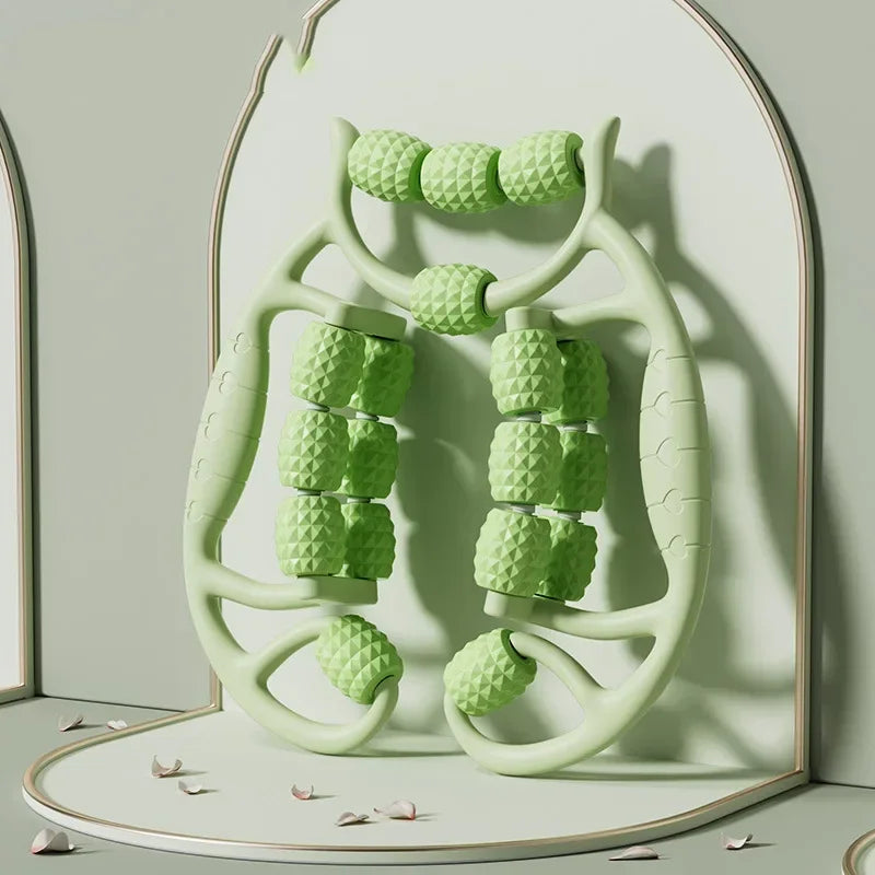 MIHJUSFDH Slimming Body Massage Roller for Cellulite Reduction and Relaxation Green