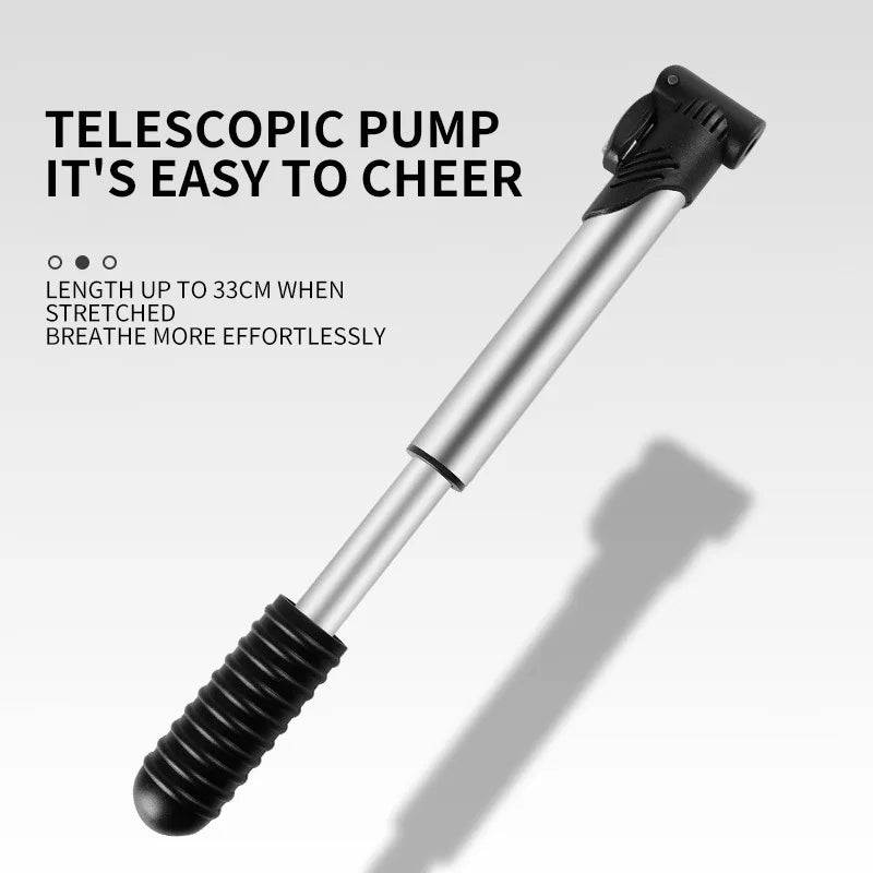 Портативный насос для велосипеда, насос-насос для горных и шоссейных велосипедов, из нержавеющей стали