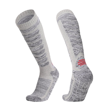 Long Ski Socks &ndash; Premium Knit For Warmth And Comfort Grey 1Pair / 40-45