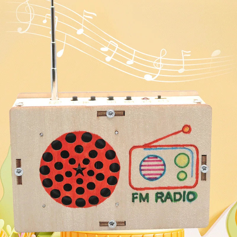 DIY FM Radio Model Kit - Educational Science Toy for Students