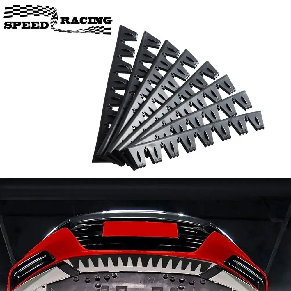 Front Bumper Scrape Guard Skid Plate Protection Stickers Anti-Scratch DIY Bumper Protector Kit For SUV Accessories Universal by InterCyprus Trading Ltd