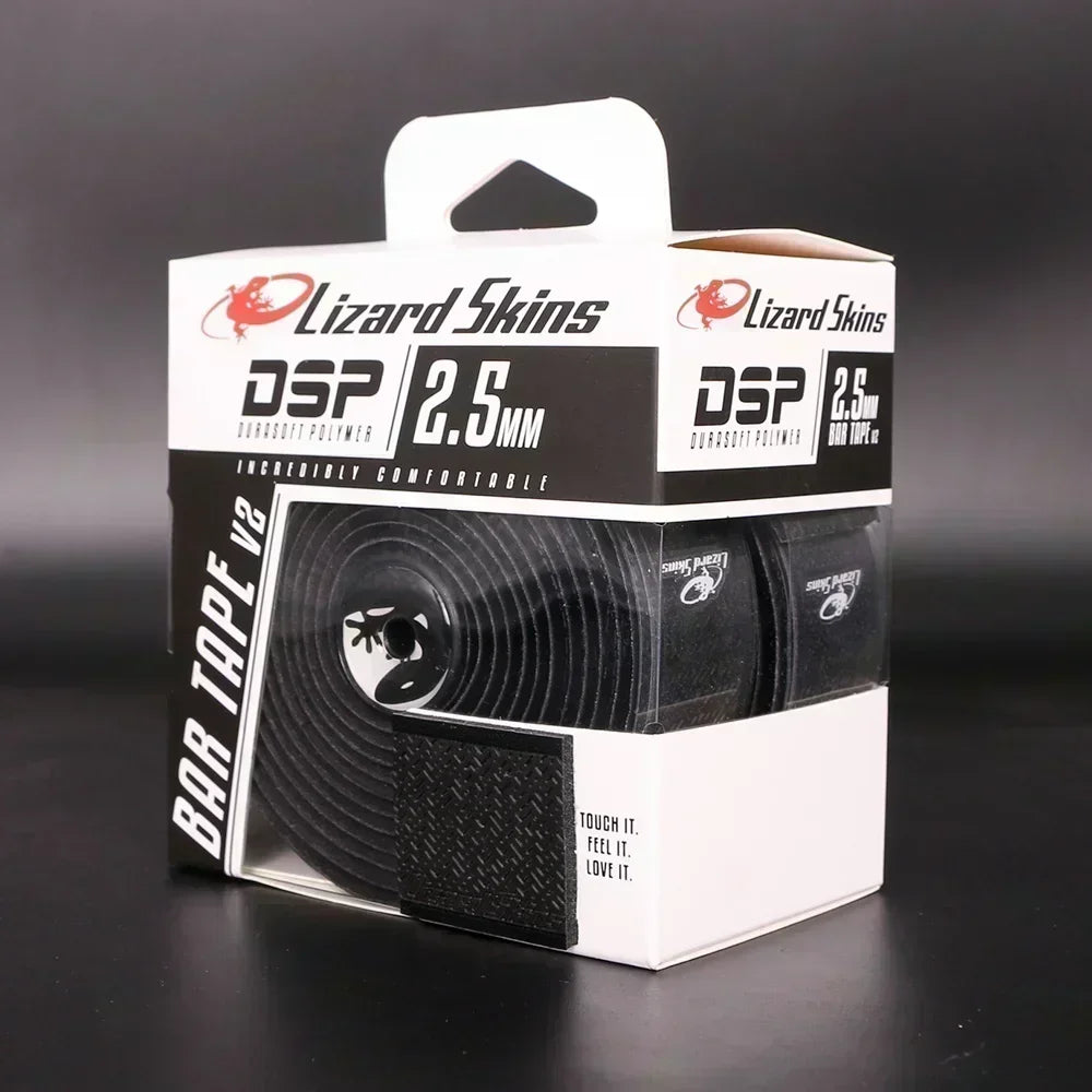 Cruise Control Drop Bar Grips &ndash; Ergonomic Comfort for Road and Gravel Bikes Lizard Skins Black