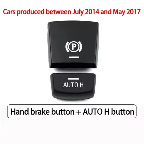 Car Handbrake Parking Brake P Button AUTO Switch Cover For BMW 5 7 Series X3 X4 X5 X6 F01 F02 F07 F10 F12 F15 by InterCyprus Trading Ltd