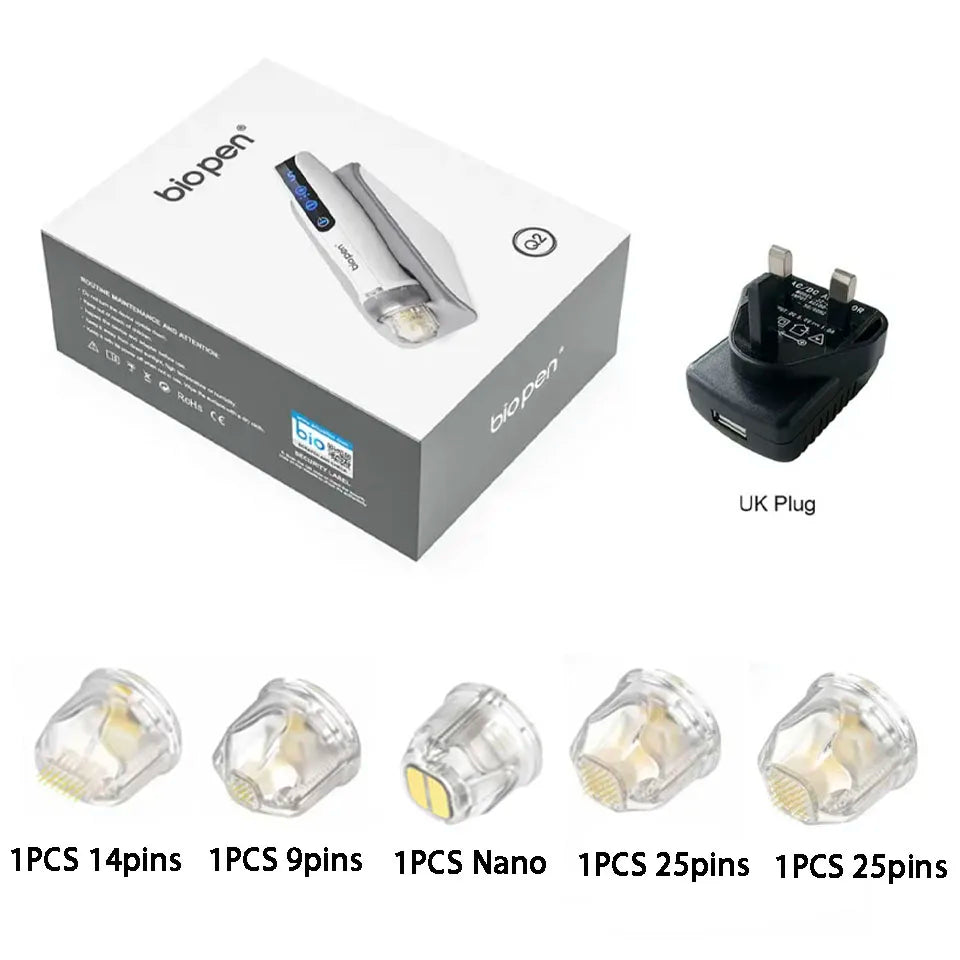 Dr Pen Bio Pen Q2 &ndash; Professional Microneedling with Light Therapy UK PLUG