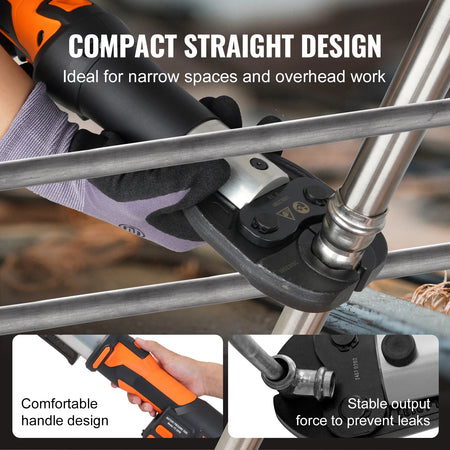 SucceBuy Pro Press Tool Electric Crimping &ndash; Cordless 20V