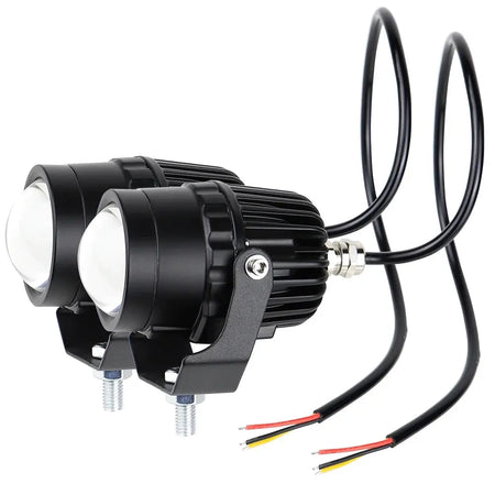 1 pair 32W Motorcycle LED Spotlight Auxiliary Headlight Driving Light for Motorcycles Bicycles ATV LED Work Lights by InterCyprus Trading Ltd