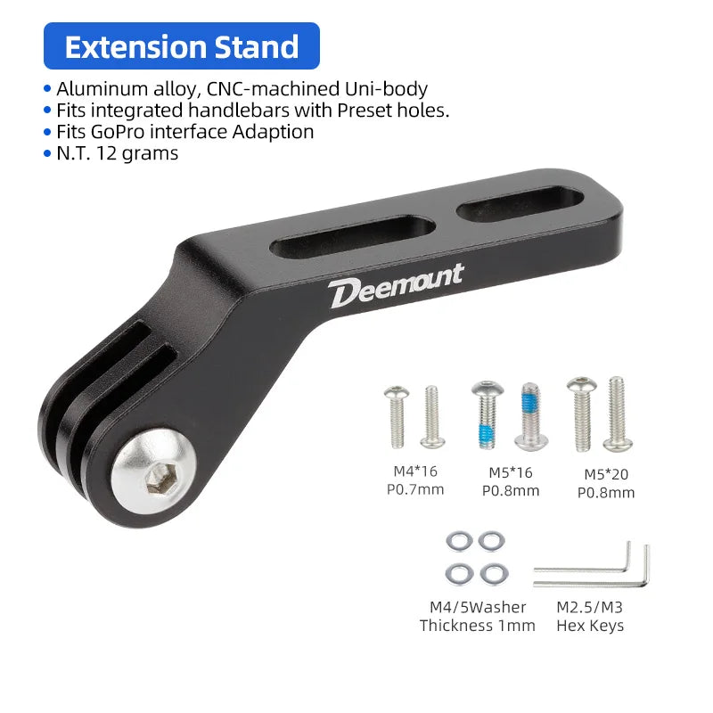 Bicycle Computer Headlight Extension Stand &ndash; Premium Aluminum Alloy Construction Stand K022TL / CHINA