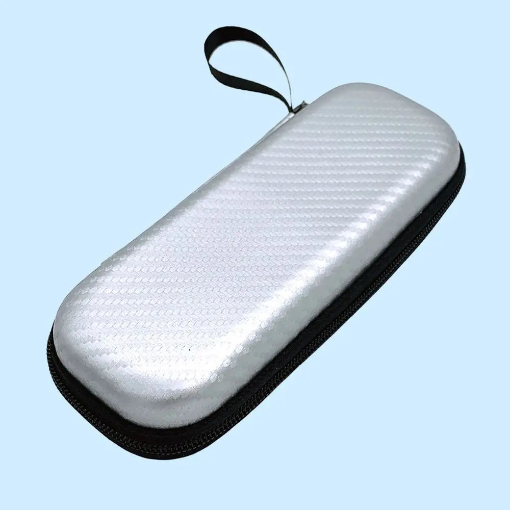 Simple PU Insulin Cooling Bag - Waterproof Thermal Insulated Silver