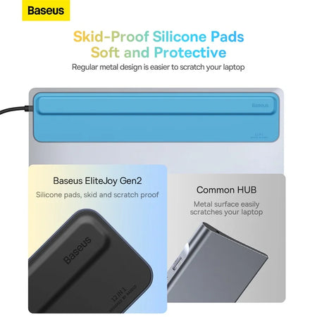 Baseus EliteJoy Gen2 USB C Hub - 4K 60Hz Dual HDMI Pro