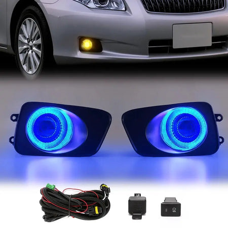 Led Fog Light for Toyota Corolla AXIO 2011 FIELDER 2007 DRL Daylight Daytime Running Lamps Wires Switch Relay White Yellow by InterCyprus Trading Ltd