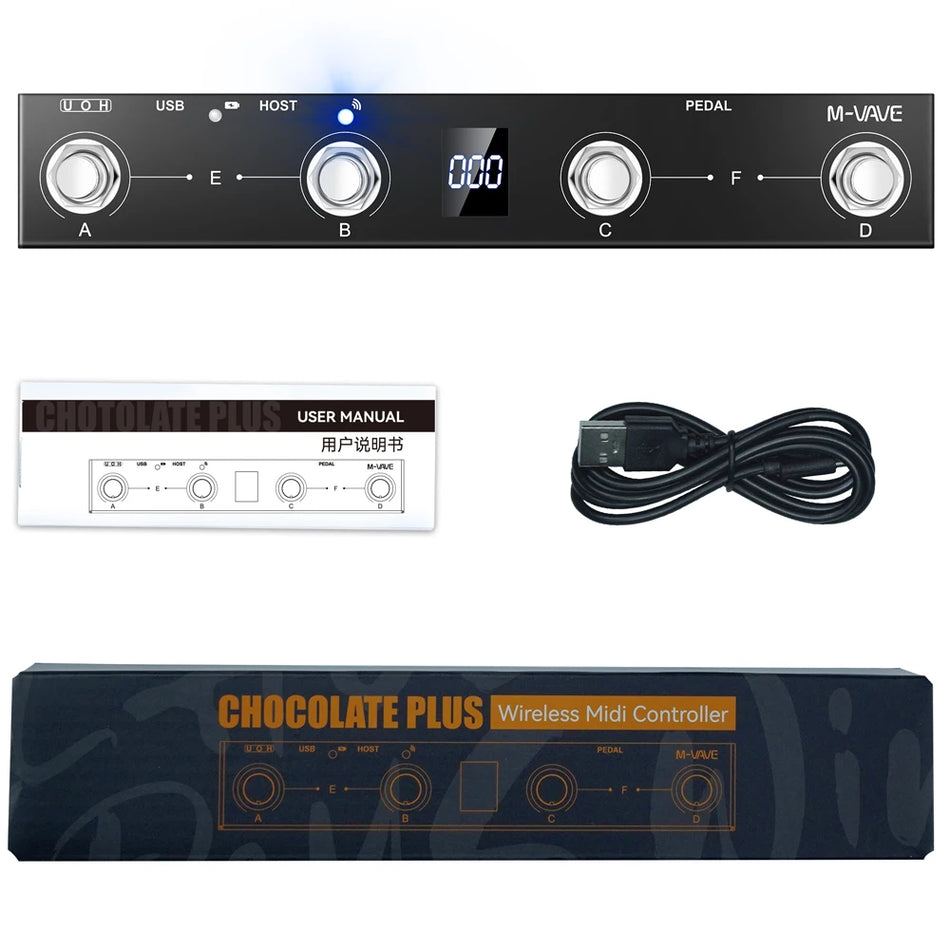 M-VAVE Chocolate Plus Controller &ndash; Wireless MIDI Host Ready