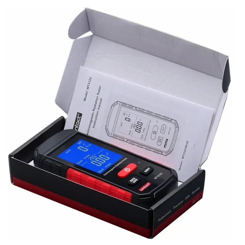 WT3122 Geiger Counter &ndash; Portable EMF Meter With Alarm