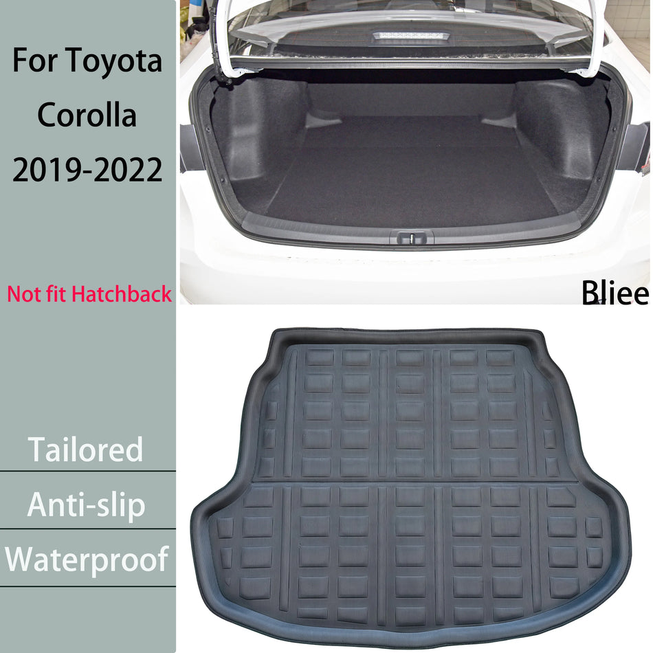 Toyota Corolla E210 Rear Trunk Mat EVA 3D Boot Liner Black