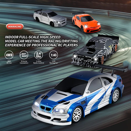Mini RC 4WD Drift Car 1/43 RTR &ndash; High Speed 4WD Drive