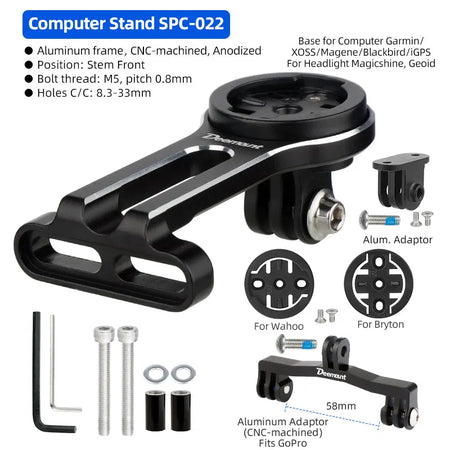 DEEMOUNT Extra Thick Aluminum Stand &ndash; Firm Install No Tilting Design For Wahoo K024 / CHINA