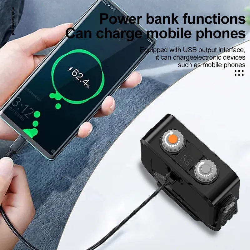 8000mAh Work Floodlight &ndash; Ultra Bright COB Camping Lantern