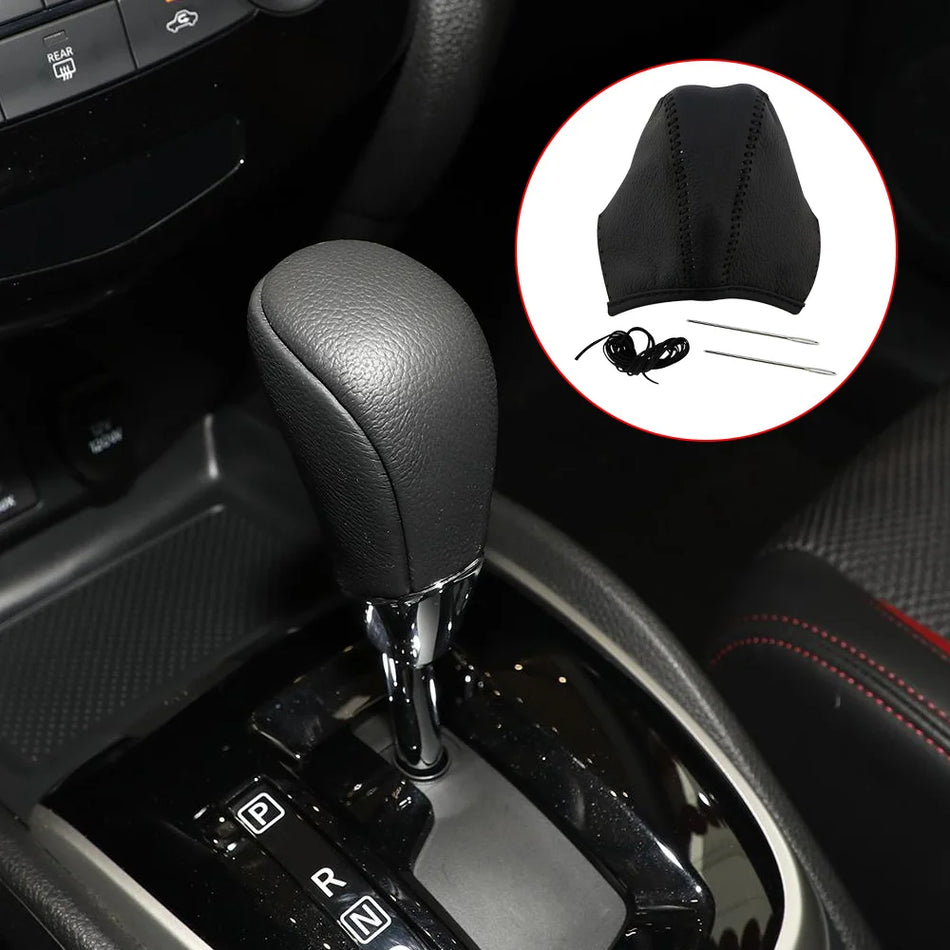 Nissan Qashqai J11 and X-Trail T32 Leather Gear Shift Knob Cover