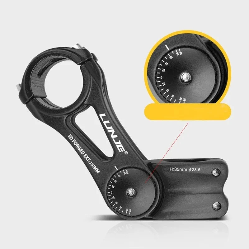 Αλουμινένιο στέλεχος τιμονιού MTB 31.8mm, Ρυθμιζόμενο 90/110/130mm