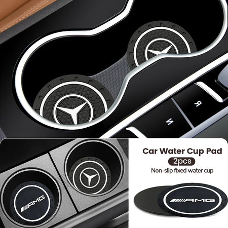SSZ Car Cup Holder Coaster &ndash; Non Slip Interior Accessory for Mercedes Benz