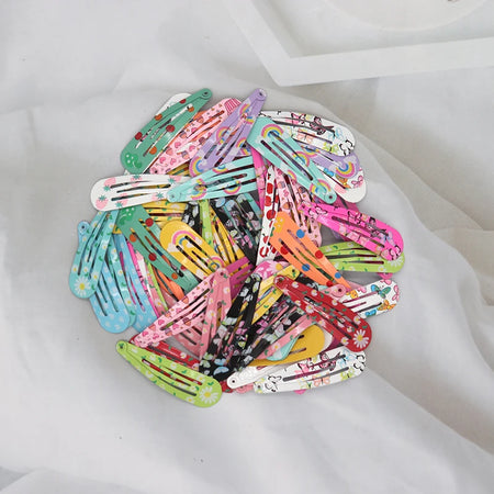 Cute Colourful Waterdrop Alloy Hairpins for Girls