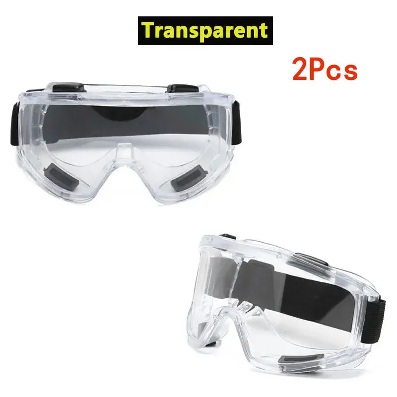 Safety Antifog Protective Goggles &ndash; Anti Fog Clear Vision Clear -2Pcs