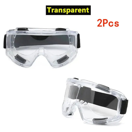 Safety Antifog Protective Goggles &ndash; Anti Fog Clear Vision Clear -2Pcs