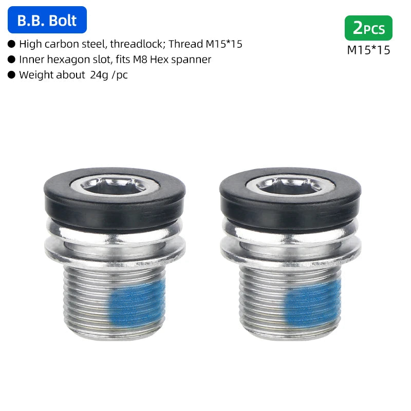 Deemount Bike B.B. Screws M15 &ndash; High Strength Carbon Steel Construction M15X15 P2 / CHINA