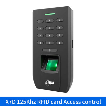 Fingerprint RFID Access Control Keypad 125KHz &ndash; Fast Setup X7D 125KHz