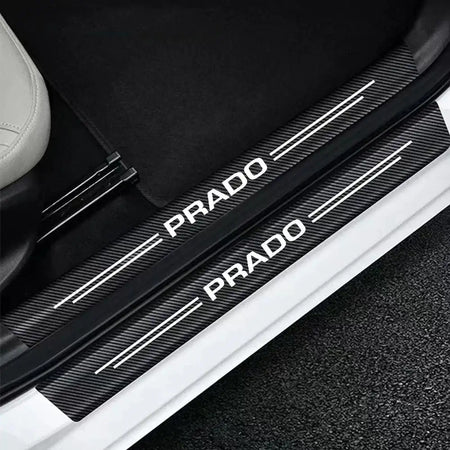 Carbon Fiber Door Sill Protector For Prado LC90 LC150
