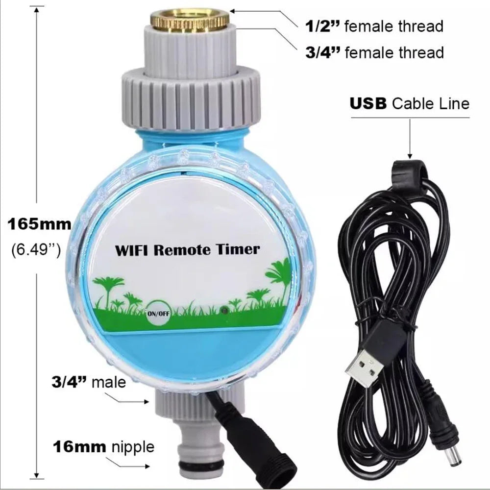 WiFi Wireless Garden Water Timer &ndash; Smartphone Remote Control Wifi-Timer