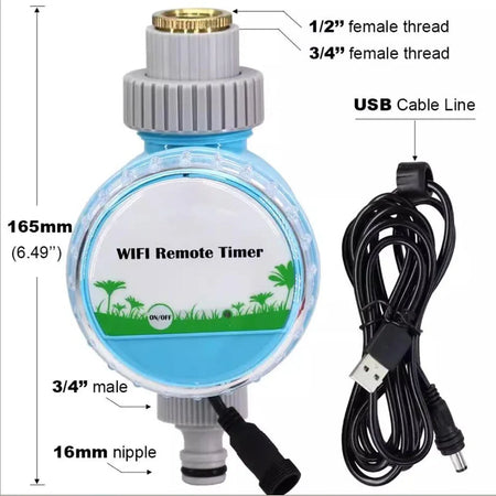 WiFi Wireless Garden Water Timer &ndash; Smartphone Remote Control Wifi-Timer