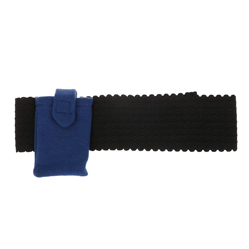 Insulin Pump Waist Belt &ndash; Elastic Adjustable Comfort Fit Blue
