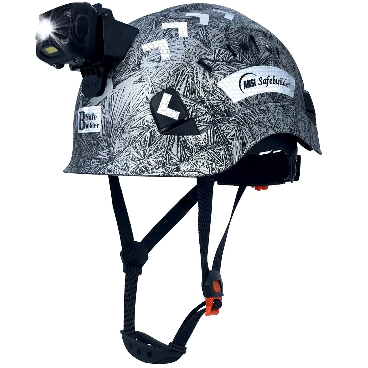 Safety Hard Hats With Headlight - Lightweight Helmet CR06-GangMu SHL01