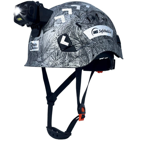 Safety Hard Hats With Headlight - Lightweight Helmet CR06-GangMu SHL01