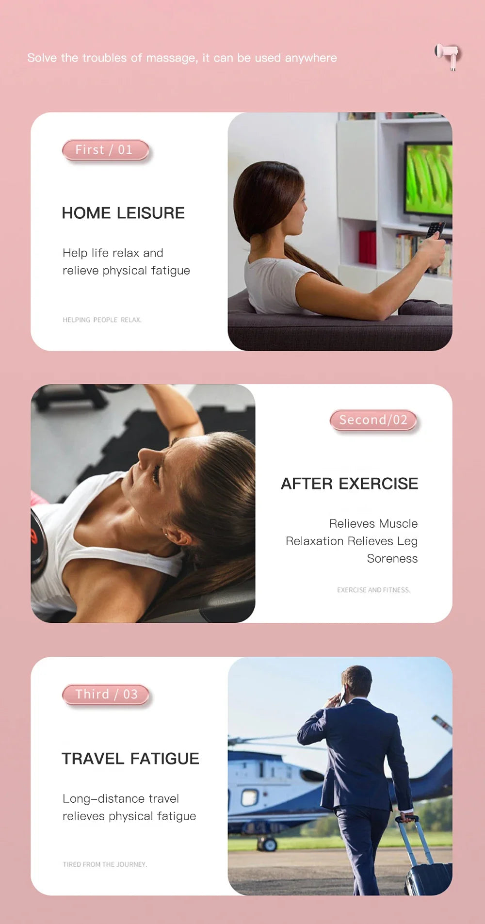 Electric Massage Hammer &ndash; Deep Tissue Pain Relief