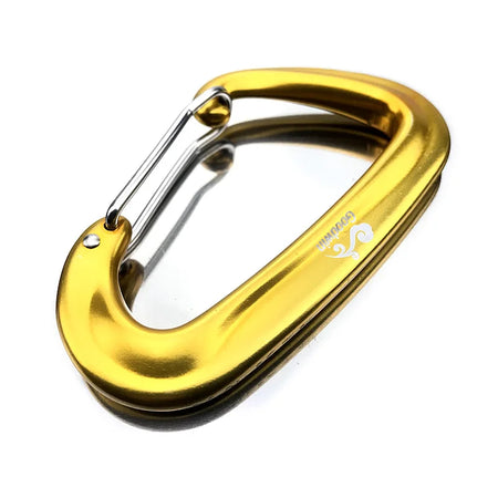 12KN D-Shape Aluminium Climbing Carabiner with Locking Mechanism 6 / CHINA