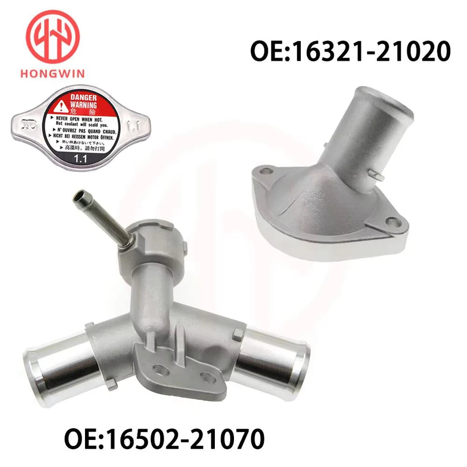 Conjunto de Boca de Reabastecimento de Coolant em Alumínio para Toyota Yaris