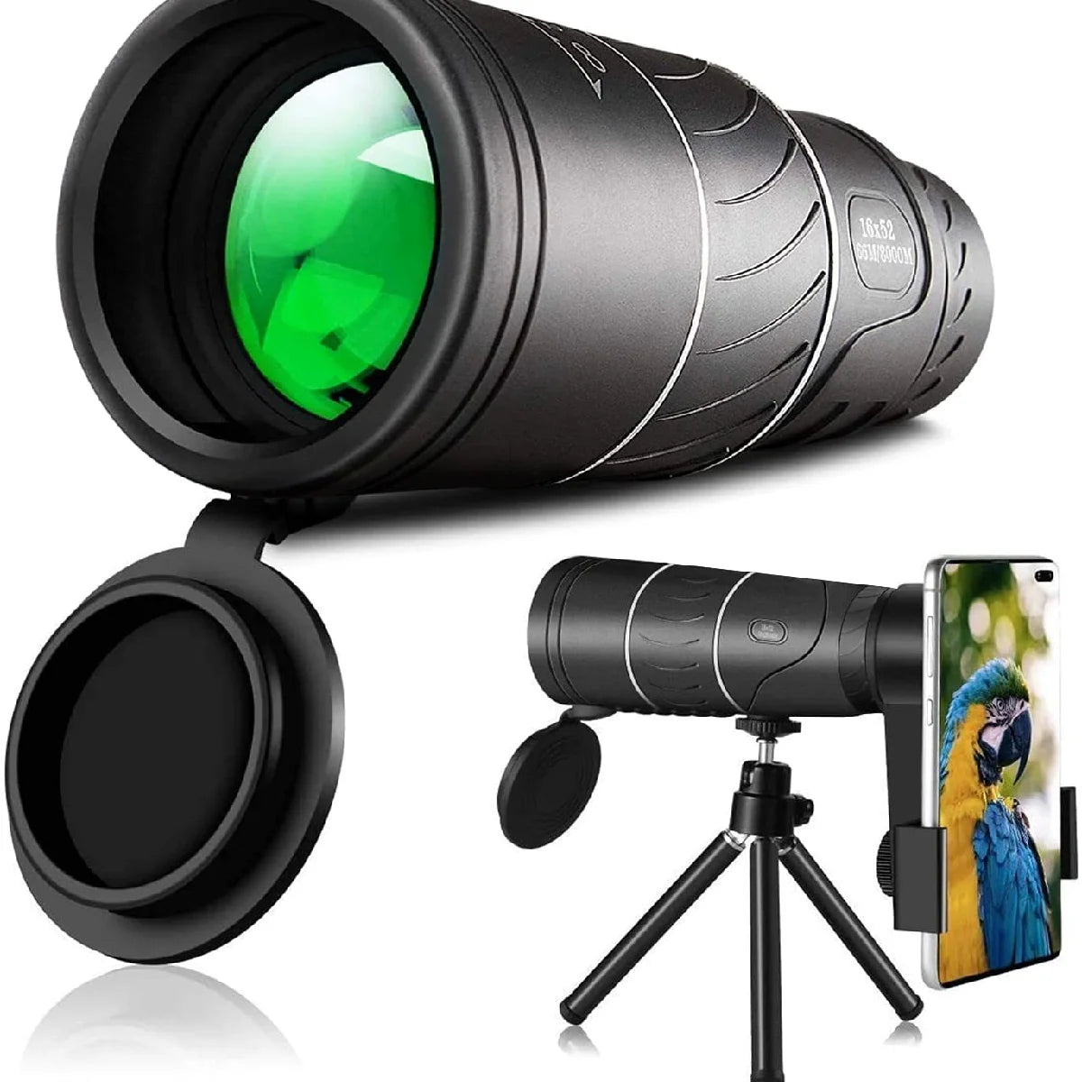 Monocular Handheld 16X52 &ndash; IPX4 Water Resistant Design