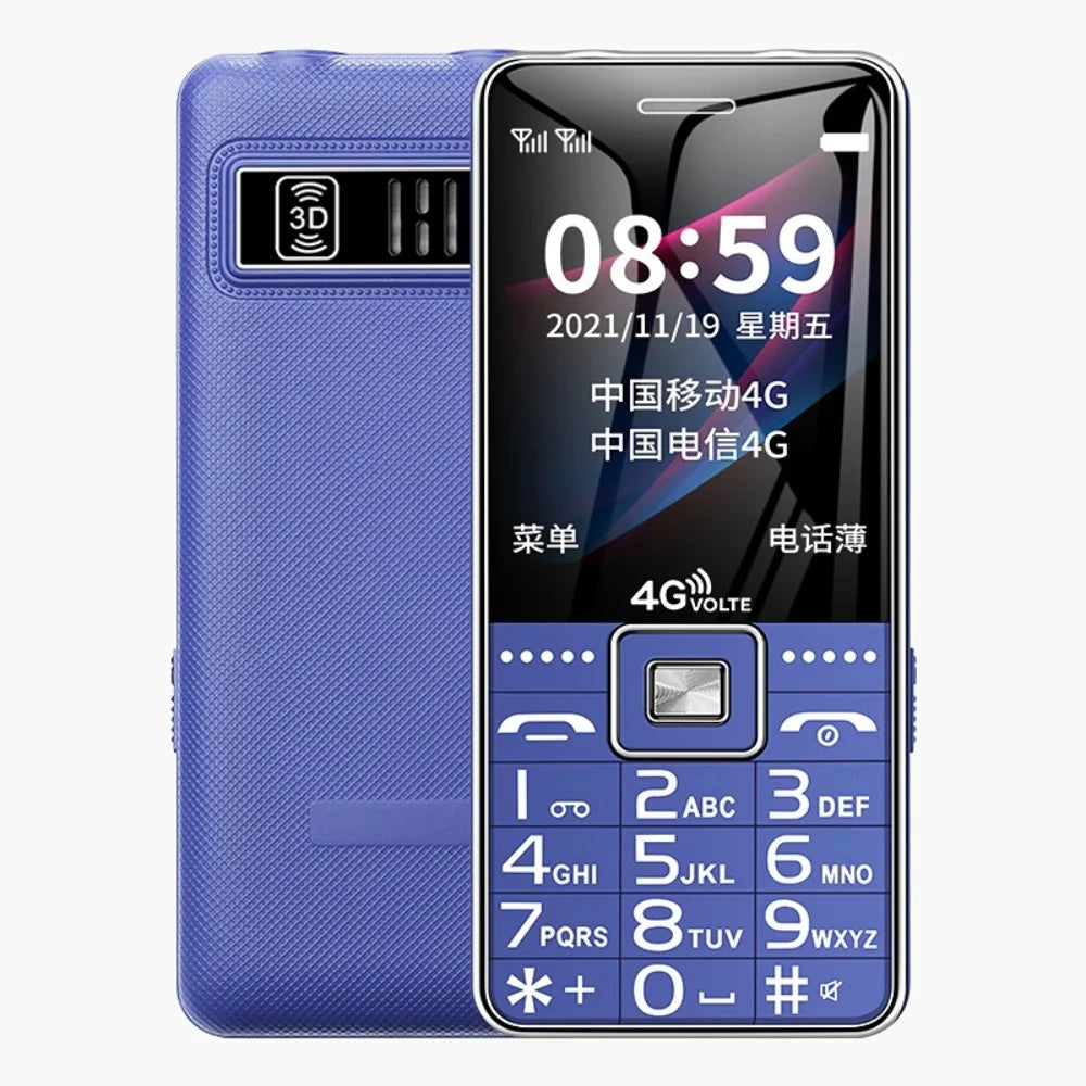 Mafam Elderly Phone Big Button &ndash; Long Battery Life Blue