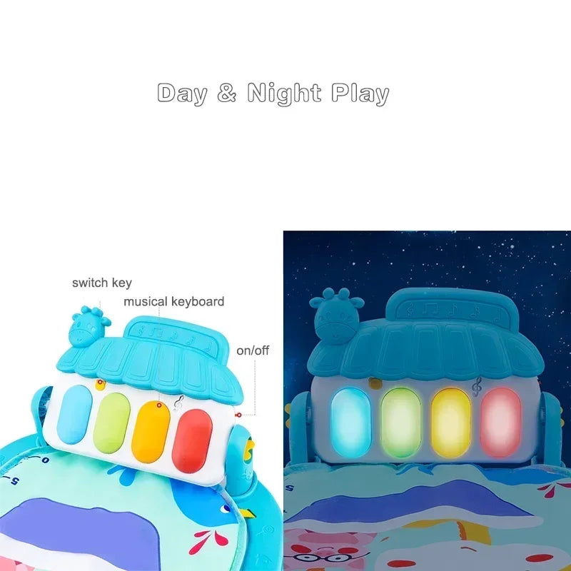 Baby Activity Gym - Musical Piano Keyboard Play Mat