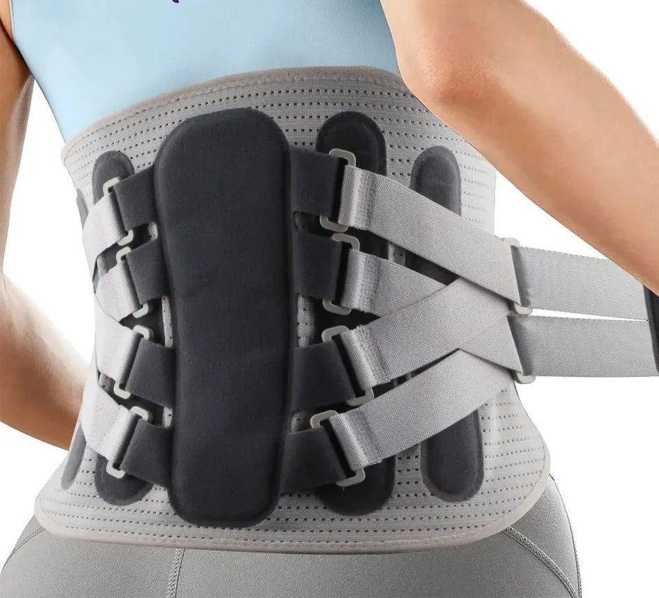 Verstellbarer Taillenstützgurt mit ergonomischem Lendenpolster, atmungsaktiv