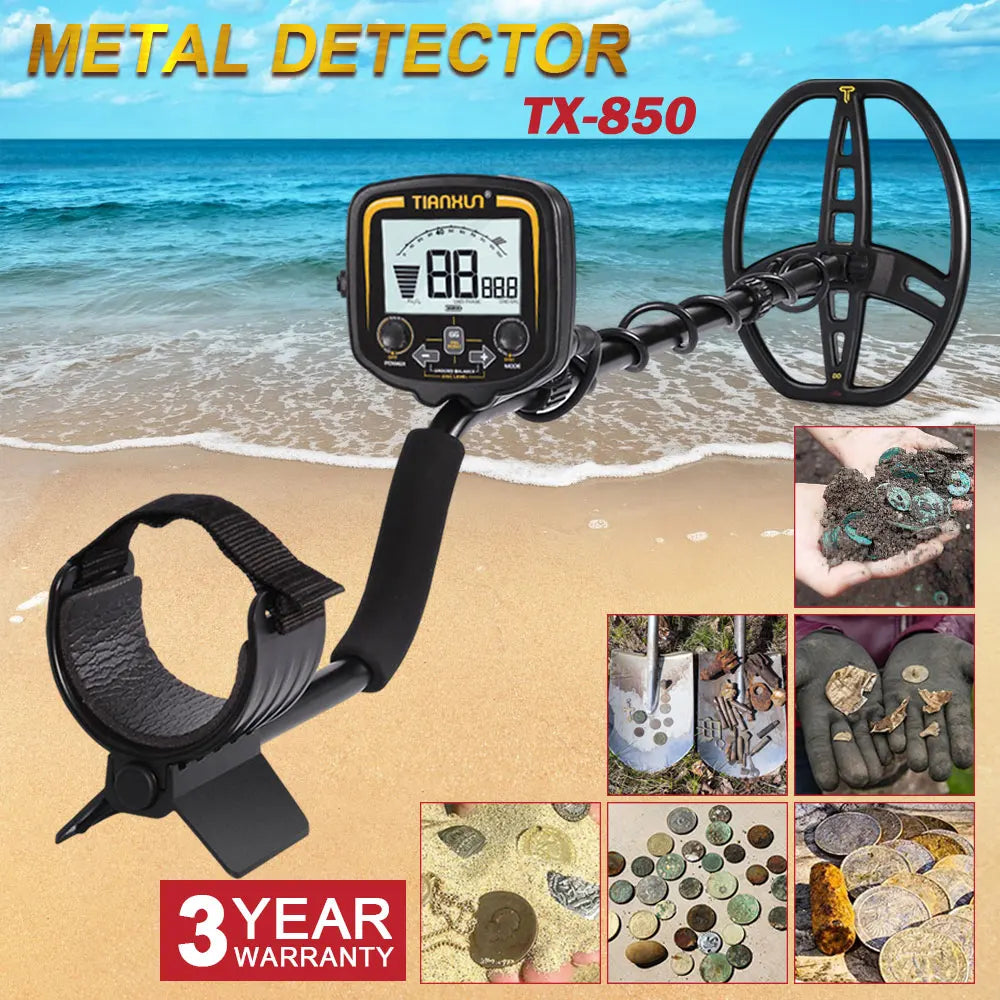 TX-850 Professional Metal Detector 2.5m Depth Gold Finder