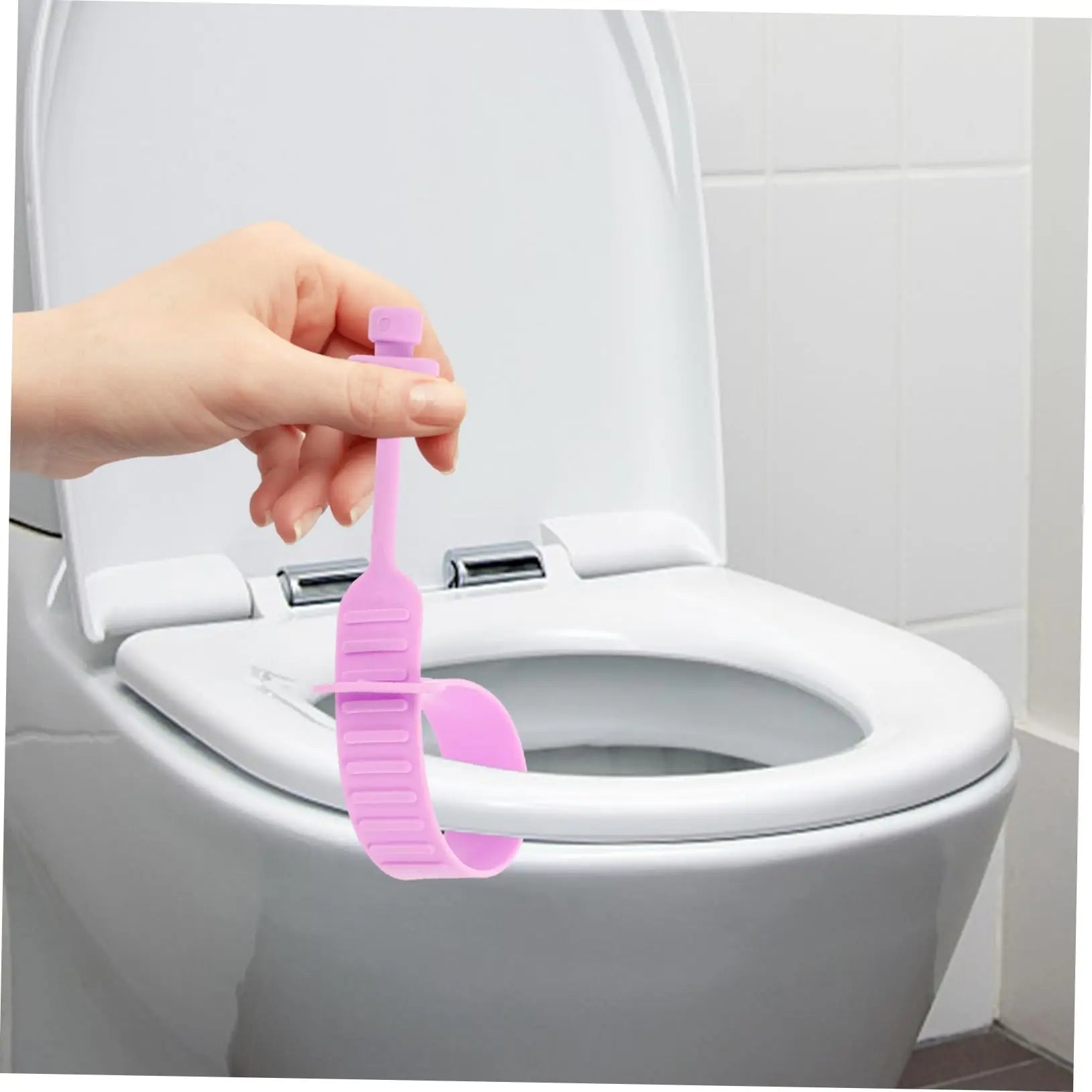 Toilet Seat Lifter Silicone 4 Pcs &ndash; Easy To Use Anywhere