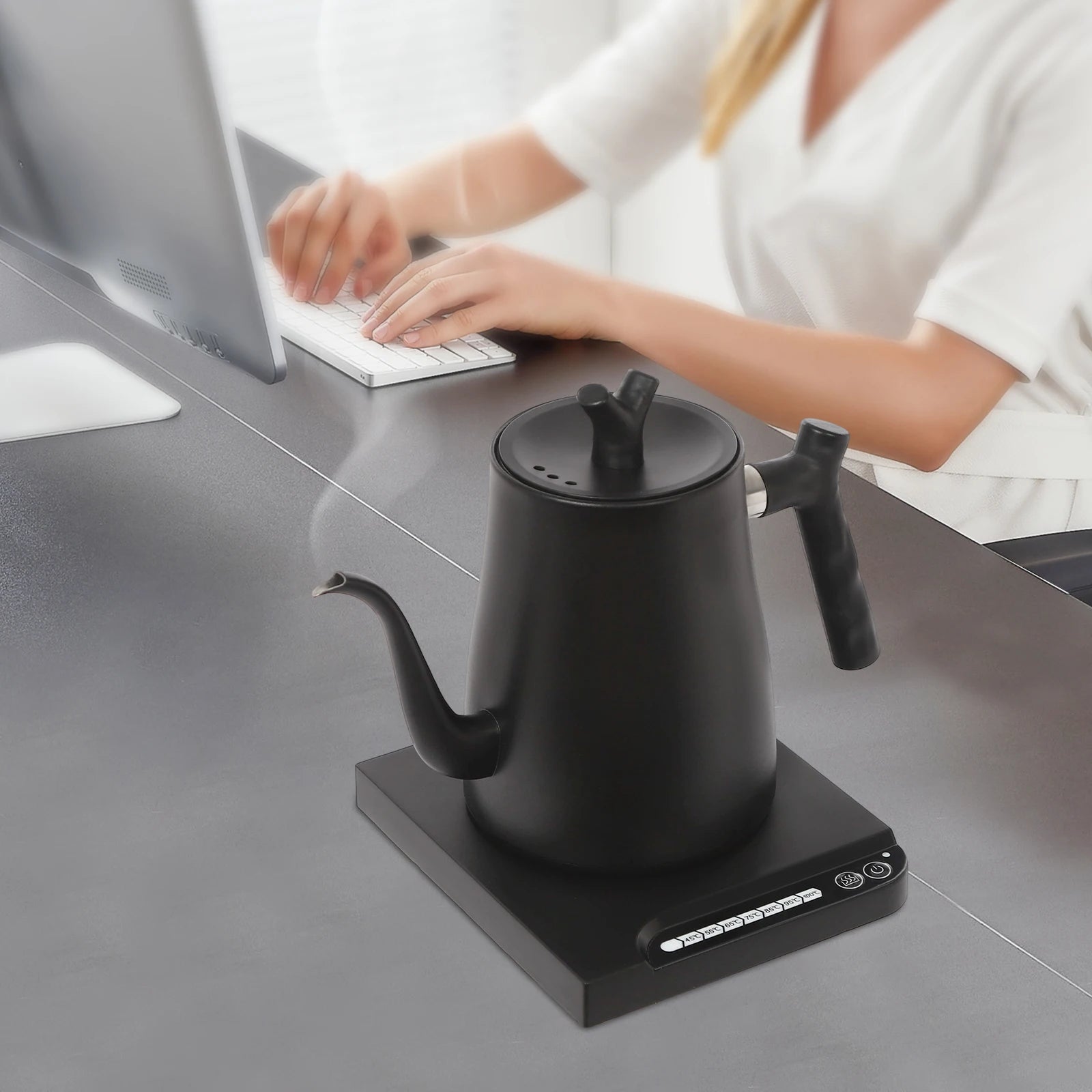 1000W Stainless Steel Electric Kettle &ndash; Temperature Control