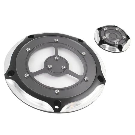 Motorcycle CNC Aluminum 5 Holes Derby Cover &ndash; Durable Engine Protection