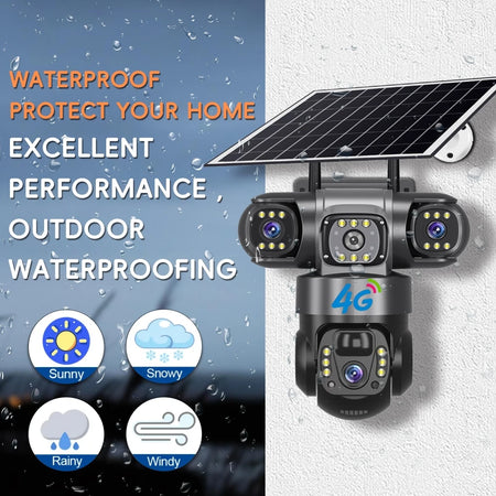 Solar 4G Camera with Sim Card