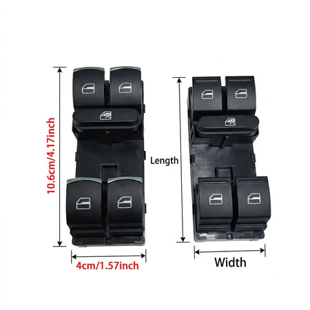 Power Window Master Switch Control Button For VW Jetta Golf Passat MK5 by InterCyprus Trading Ltd