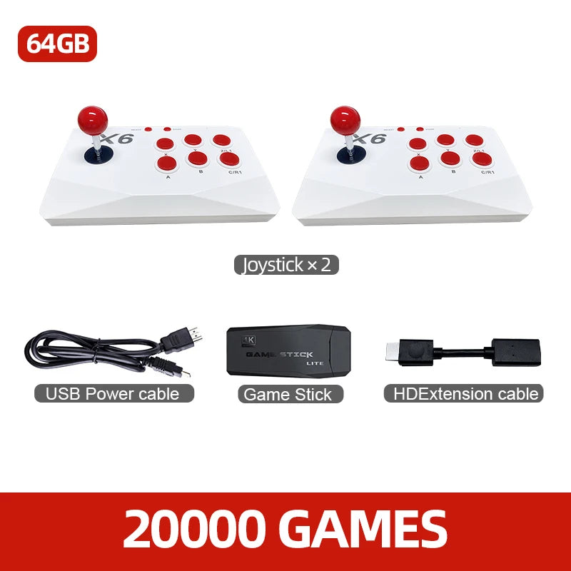 VILCORN Arcade Console 4K Game Stick - Dual Joysticks 20000 - 2 Joysitck