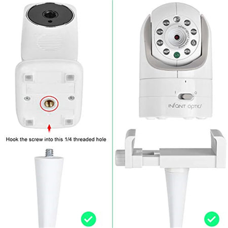 Universal Baby Monitor Bed Bracket &ndash; Adjustable Flexible Camera Holder